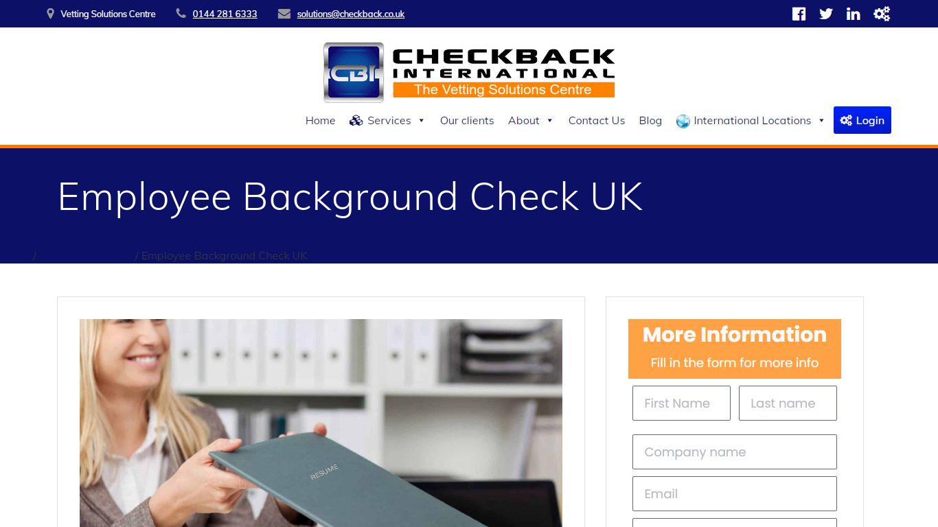 Employee Background Check UK | Accurate employee background checks