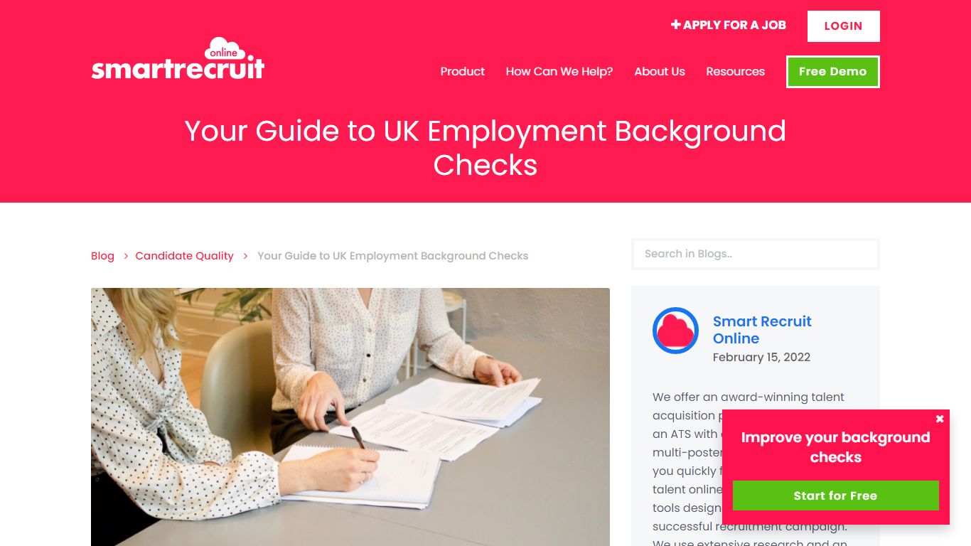 Your Guide to UK Employment Background Checks - Smart Recruit Online
